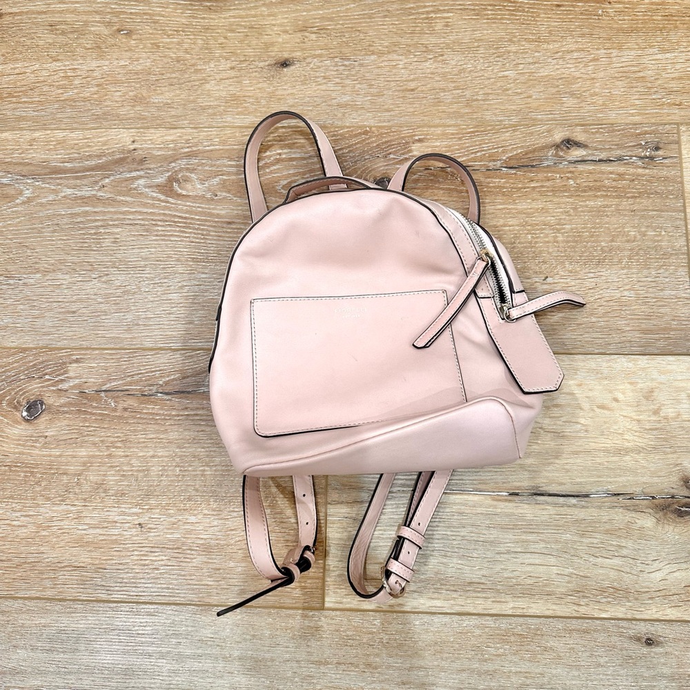 Fiorelli Blush Pink Mini Backpack – Silver Hardware & Chic Everyday Style
